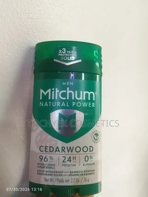 Mitchum Men Natural Power Cedarwood Solid Deodorant