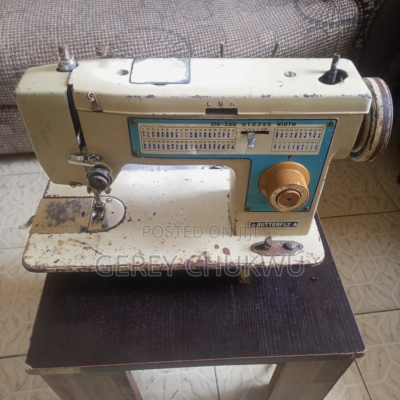Butterfly Sewing Machine and Stand