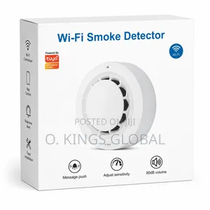 WiFi Smart Smoke Detector – Tuya App Enabled Fire Alarm