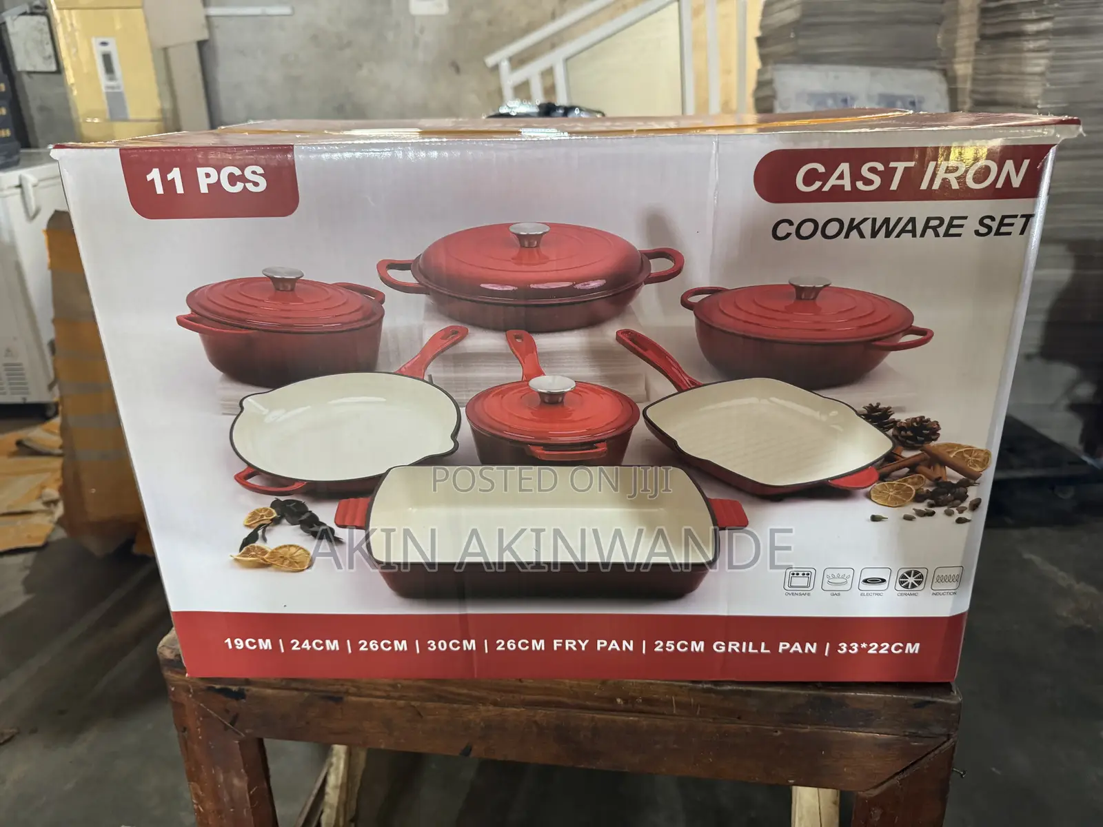 Cast Iron Cookware 7 Set