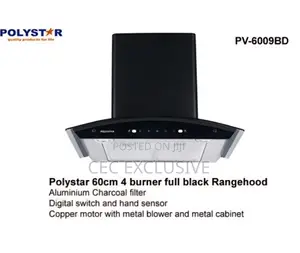 60cm Polystar Rangehood With Activated Chacol Filter
