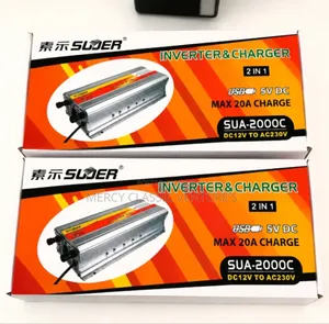 Suoer Sua-2000c 2000w 12v to 230v Power Inverter 20a Battery Charger