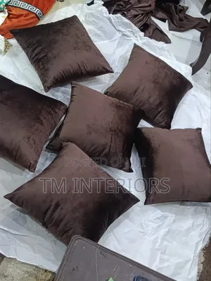 Cool Coffee Color Throw Pillows