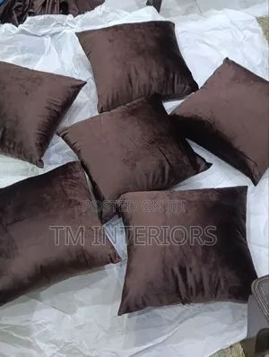 Cool Coffee Color Throw Pillows