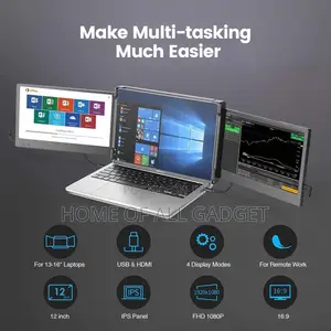 Portable Monitor for Laptop Dual Triple Monitor Screen Extender,