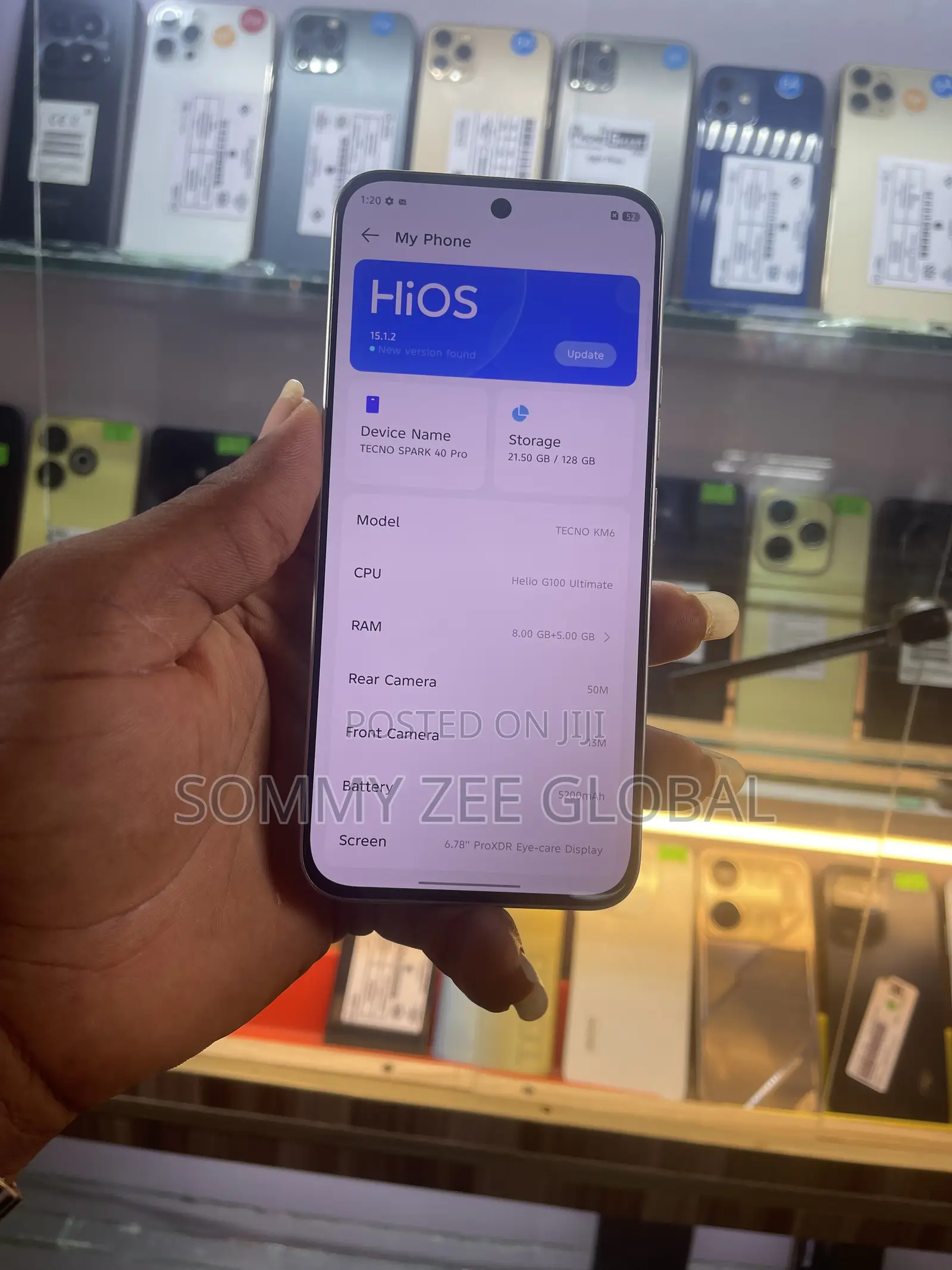 Tecno Spark 40 Pro 128 GB Black