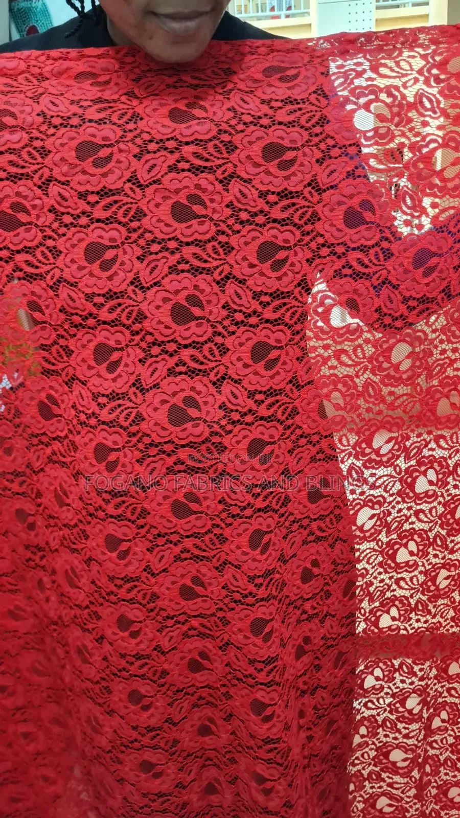 Red Chantilly Lace