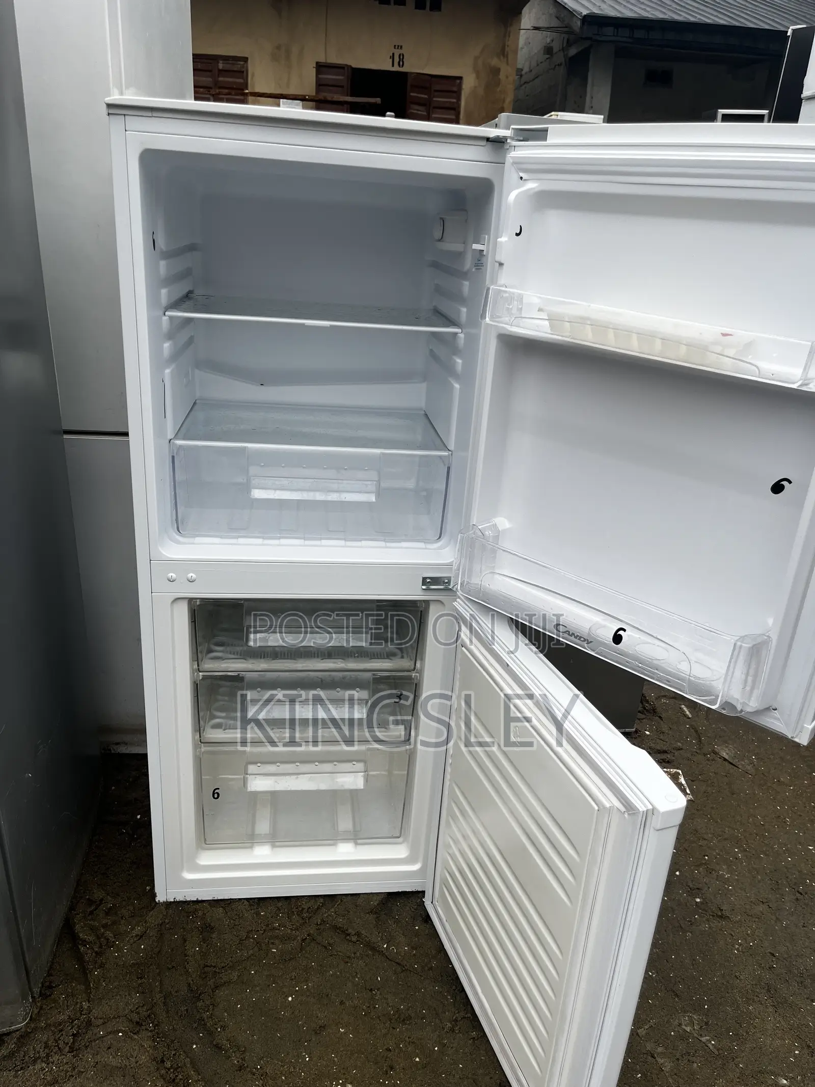 Short Double Door Fridge and Freezer