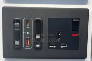 3x6 Single Socket With iPhone Type C Cord Charger