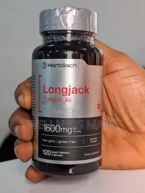 Horbaach Tongkat Ali 1600mg 120 Caps – U.S.A Men Vitality