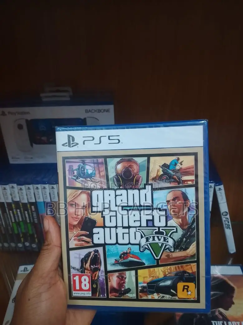 Ps5 and PS4 Grand Theft Auto v CD