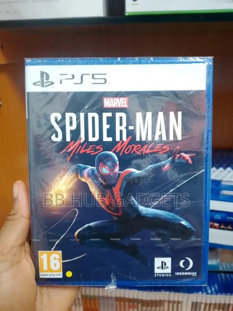 Ps5 and Ps4 SpiderMan Miles Morales Cd