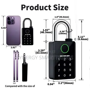 SP800 Tuya Smart Padlock - Bluetooth