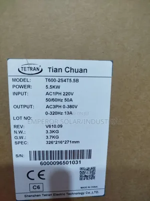 Frequency Drive 5.5kw. 220v