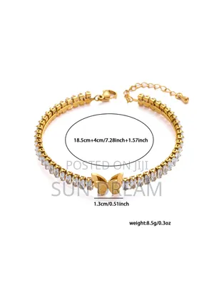 Women Bracelet Butterfly Bangles Girlfriend Gift