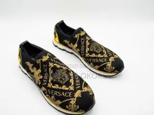 Versace Jeans Couture Barocco-Print Slip-on Sneakers