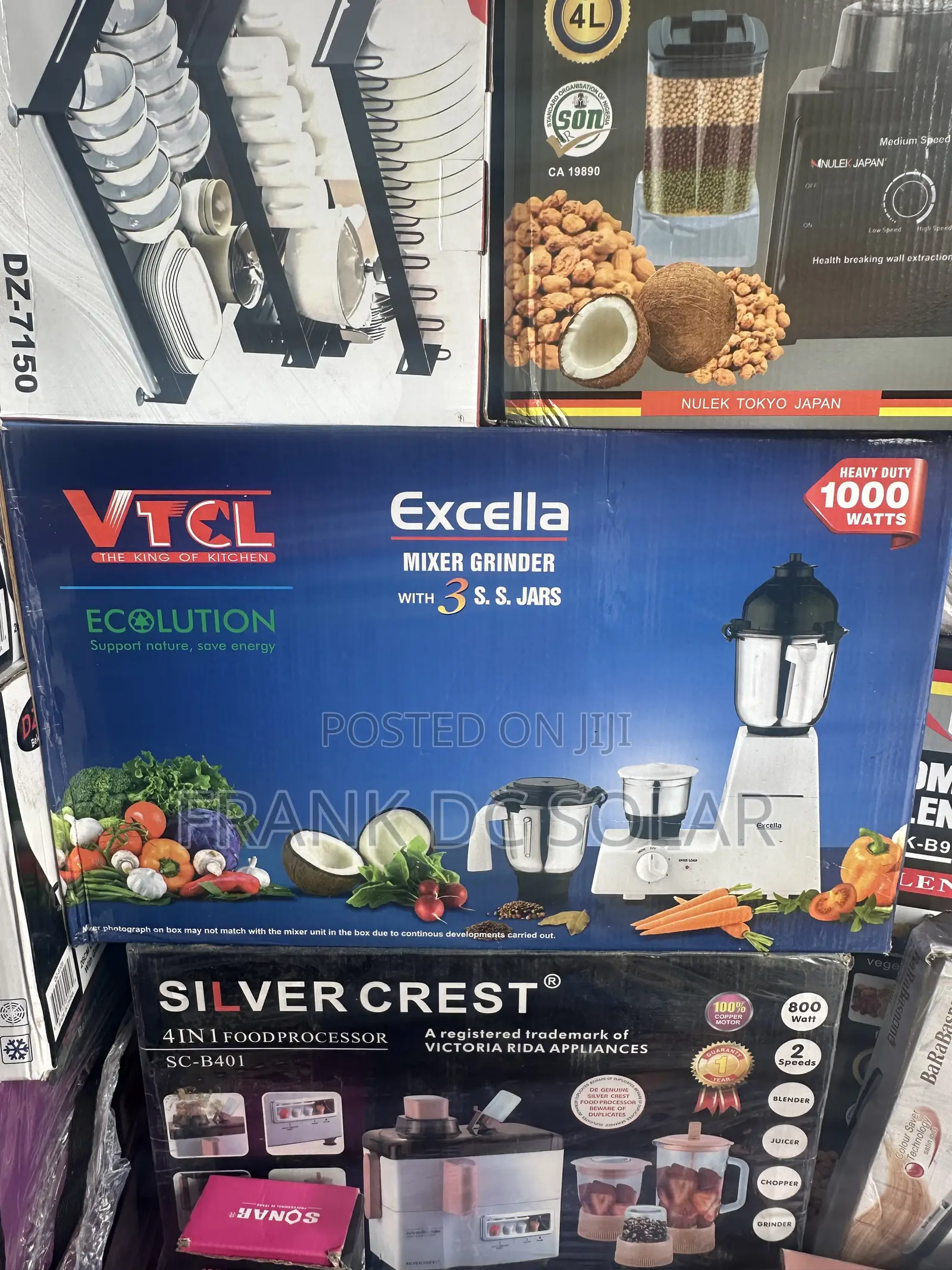 VTCL Mixer Grinder With 3 Jars