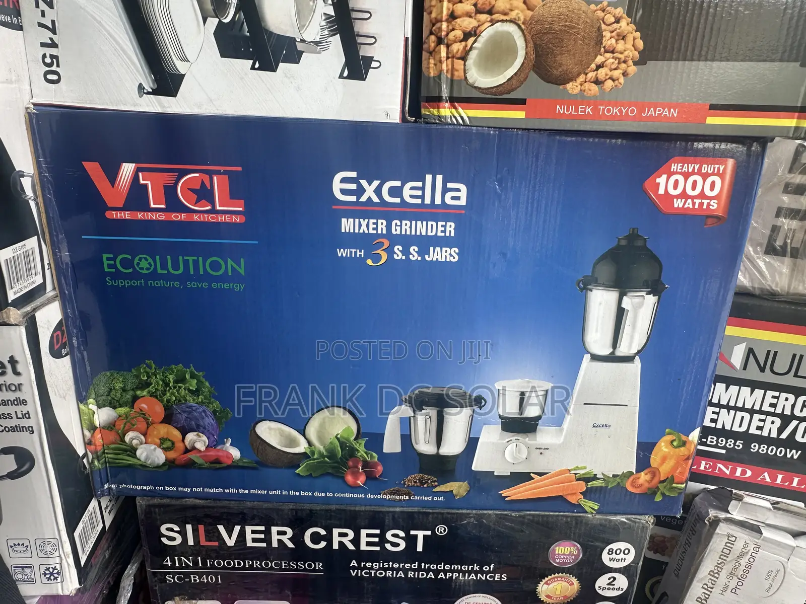 VTCL Mixer Grinder With 3 Jars