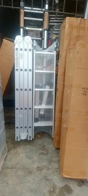Heavy Duty 4x5(20ft) Industrial Multipurpose Ladder With Warranty