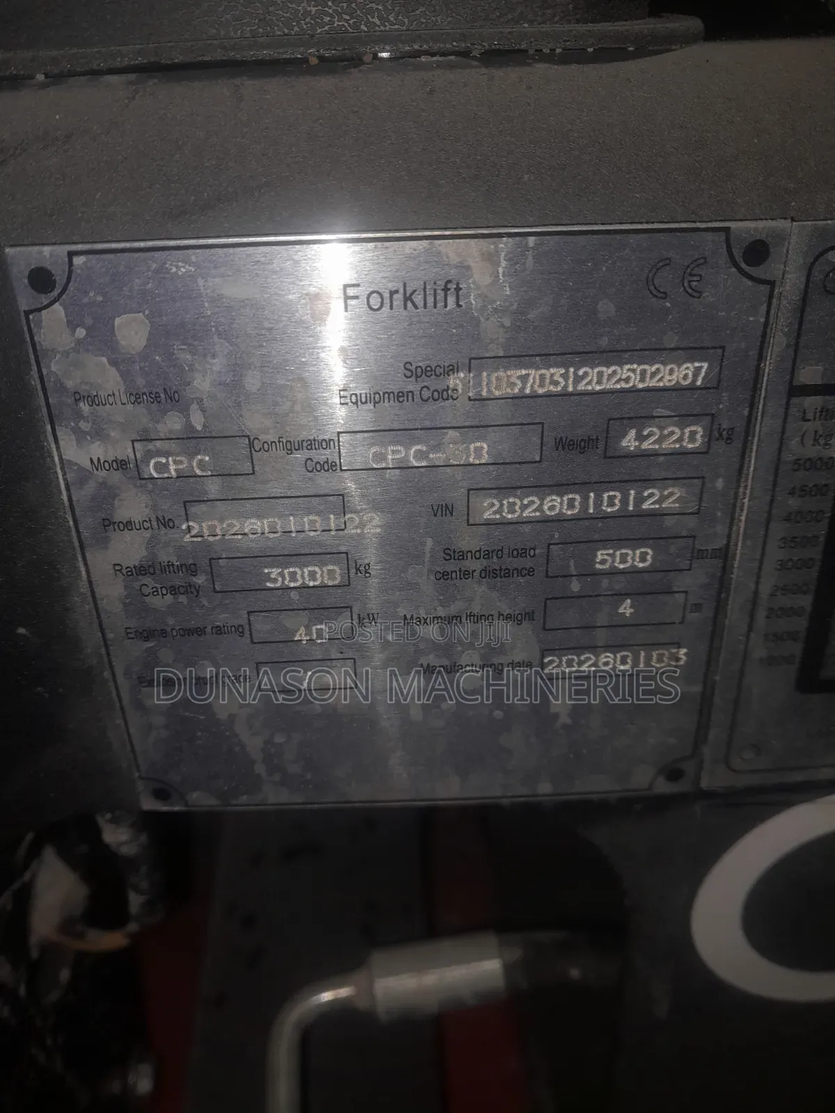 Forklift 3000t Driving