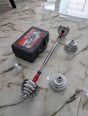 30kg Dumbbells Set With Barbell