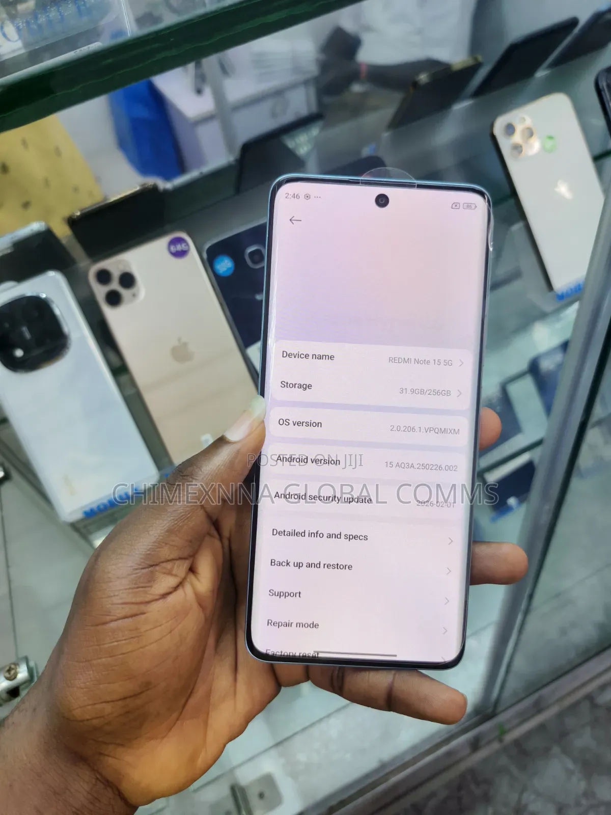 Xiaomi Redmi Note 15 256 GB Silver
