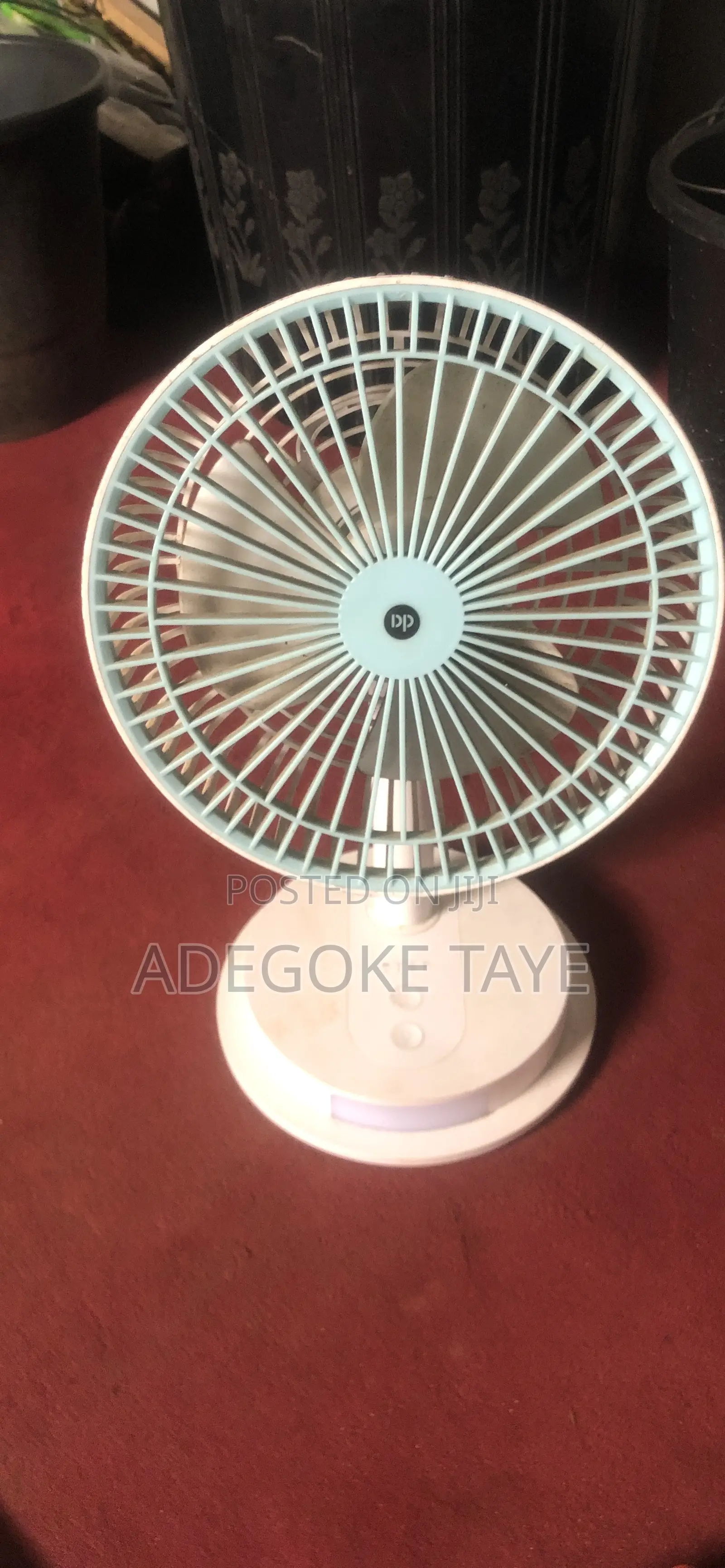 Rechargeable Table Fan