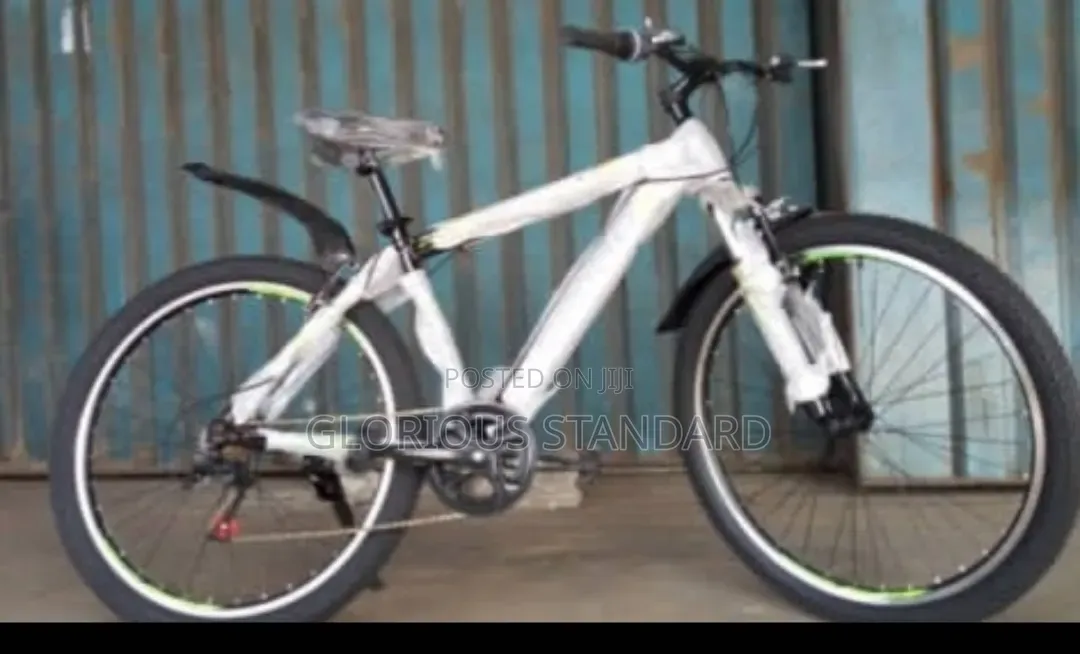 Bicycle Size 24 With Front Shock White Color