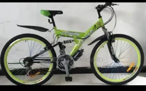 Bicycle Size 24 With Front Shock Green Colo