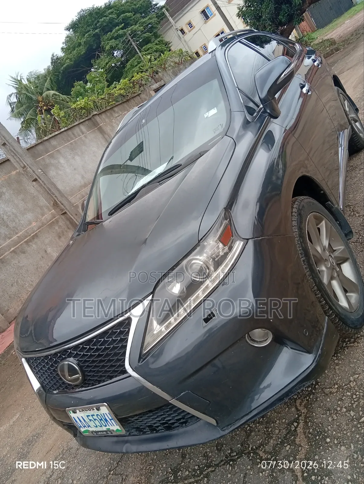 Lexus RX 350 AWD 2012 Gray