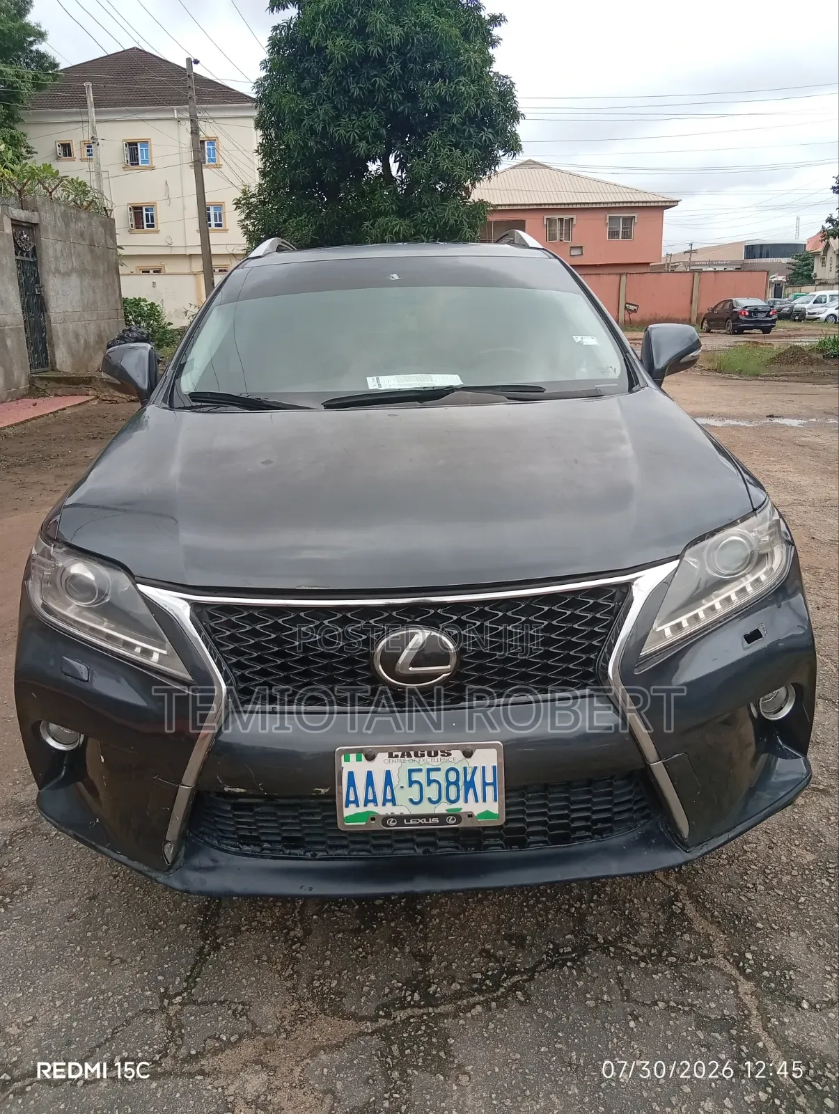 Lexus RX 350 AWD 2012 Gray
