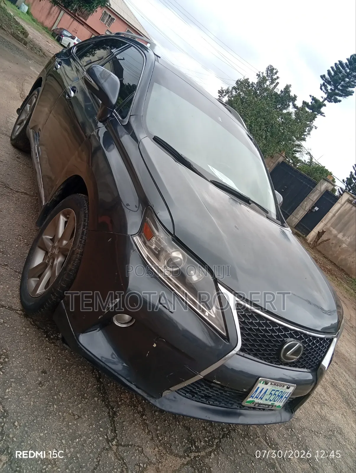 Lexus RX 350 AWD 2012 Gray