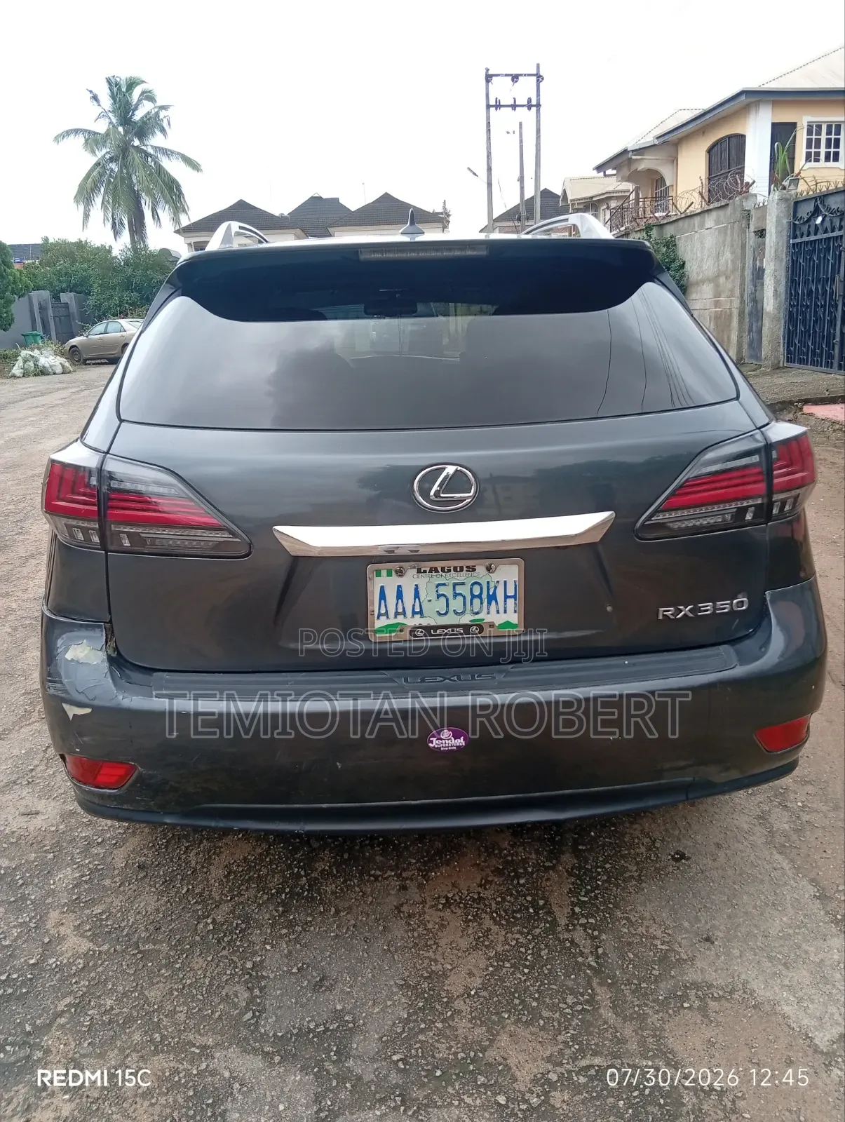 Lexus RX 350 AWD 2012 Gray