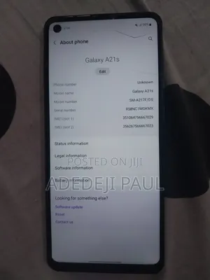 Samsung Galaxy A21s 64 GB Blue
