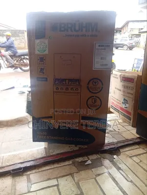 Bruhm Standing Cooker 4 Burner Gas Model BGC 55400ib