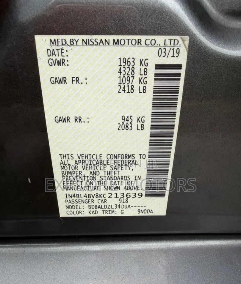 Nissan Altima 2019 Gray