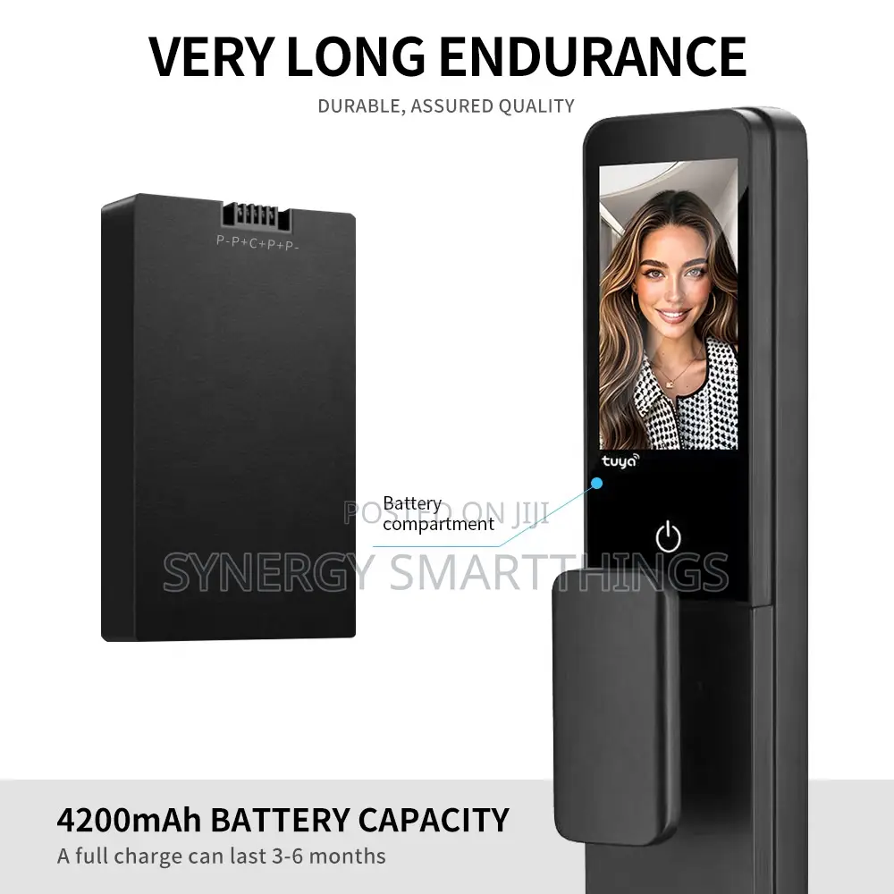 Tuya Z41 Smart Door Lock With Face Recognition, Fingerprint
