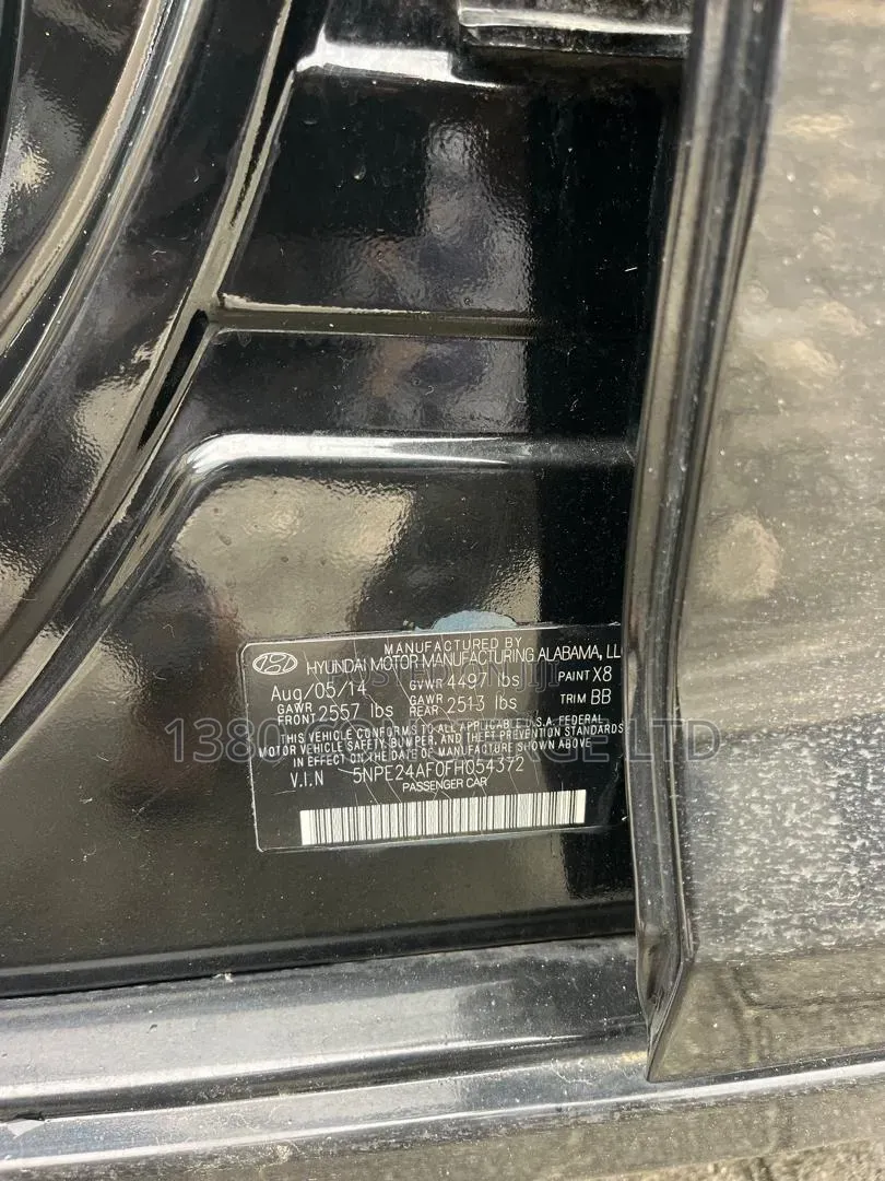 Hyundai Sonata 2015 Black