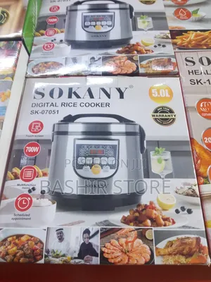 Sokany SK-07051 Digital Rice Cooker With a 5.0-Liter Capacity