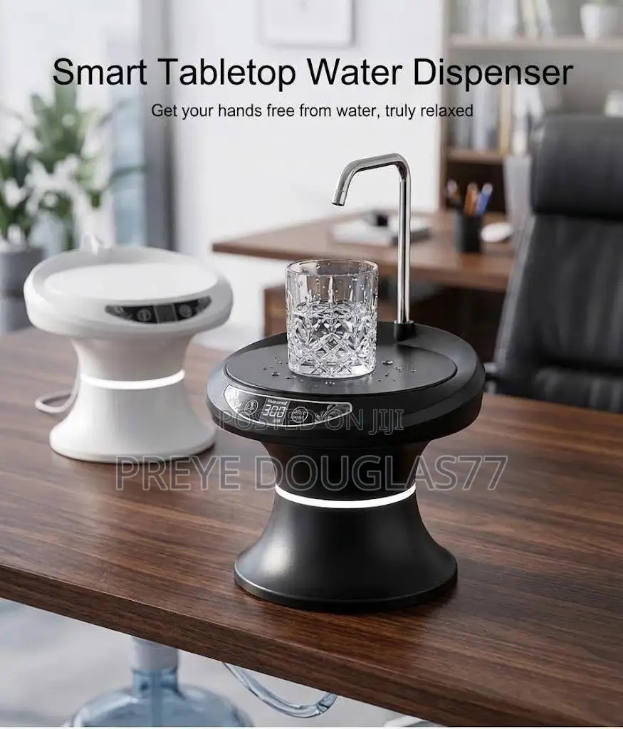 Smart Tabletop Electric Water Dispenser Pump (Rechargeable)