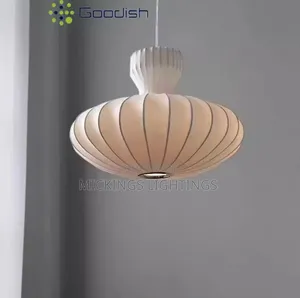 Simple Romantic Wabi Sabi Silk Vase Shaped LED Pendant Lights