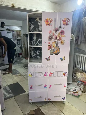 Children Cabinet Wardrobe Long Shelf