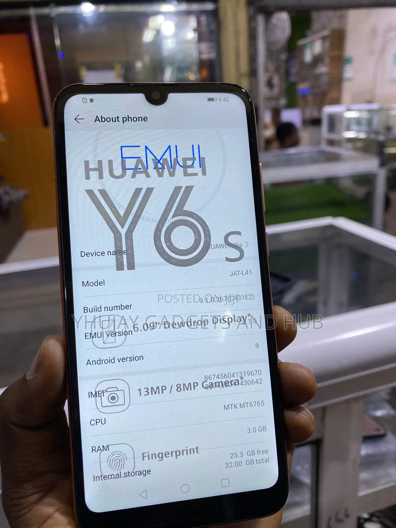 Huawei Y6s 32 GB Orange