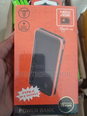New Age 12,500mah Powerbank (Y107 Pro)
