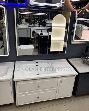 100cm X 50cm Cabinet Mirror With Shelf