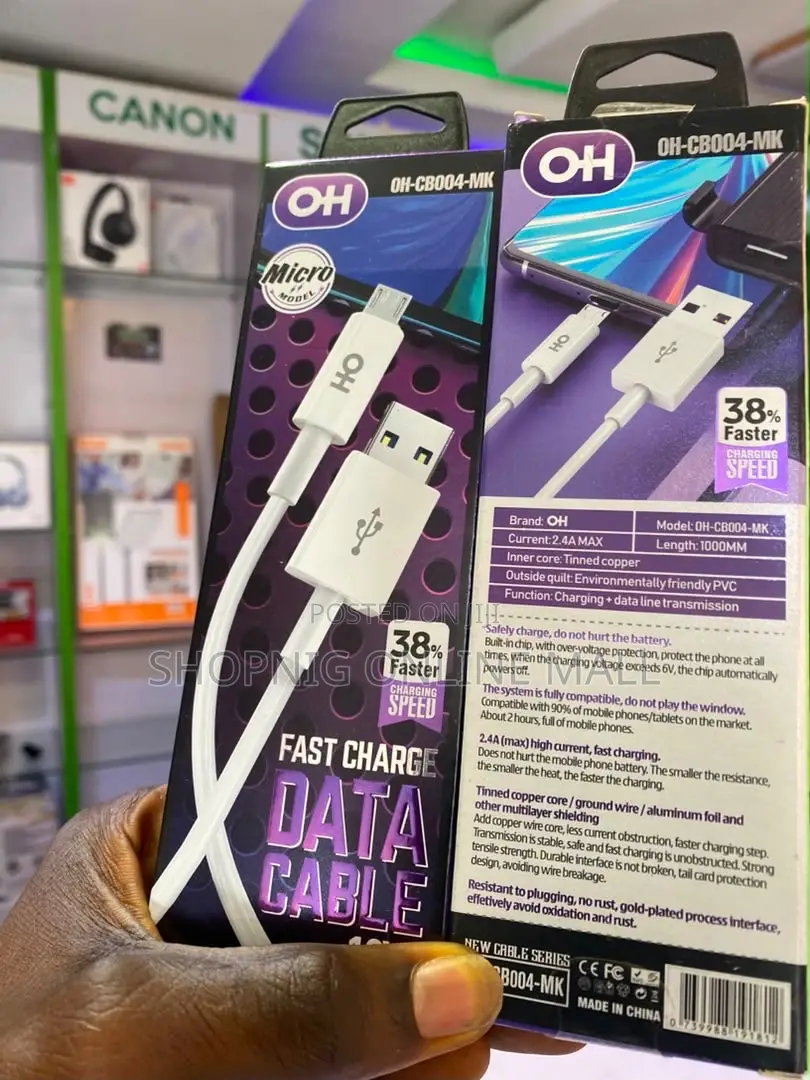 OH-CB004MK 18w Micro USB Data Cable