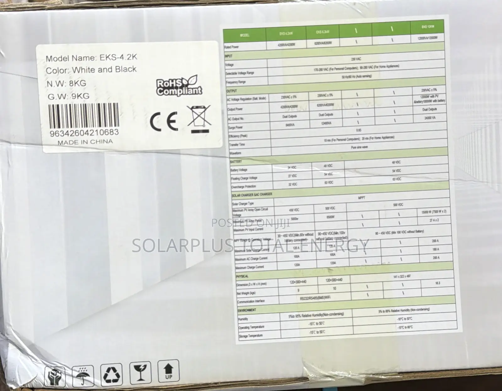 SOLARPLUS 4.2kva 24V Hybrid Inverter