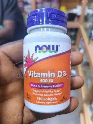 Now Foods Vitamin D3 400iu- 180softgels