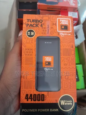 NewAge 44000mAh Turbo Pack 4 22.5W Fast Charging Power Bank