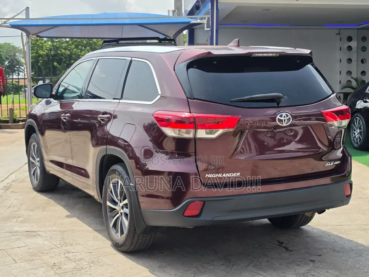Toyota Highlander 2018 Burgundy
